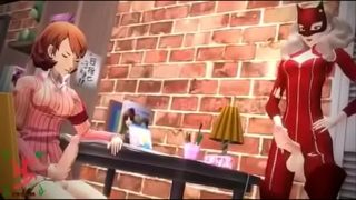 [Sfmslayer] Futa Yukari and Ann jerk off (Persona 3/Persona 5)